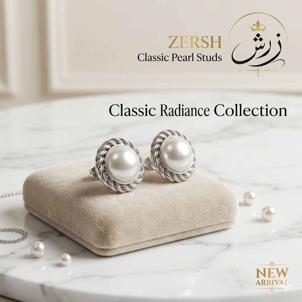 Zersh Classic Pearls Stud