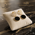 Zersh The Geometric Noir Earring Drops